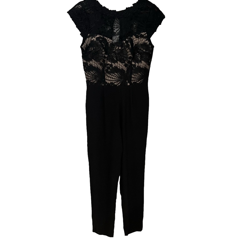 Elegant Black Lace Jumpsuit